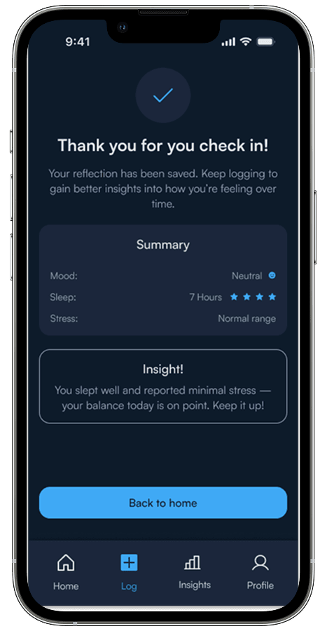 Loggi daily check-in step 5 - Completion